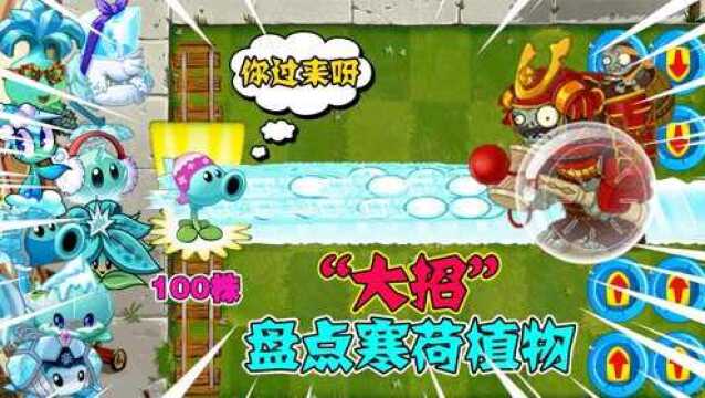 盘点PVZ2寒荷植物大招,究竟谁能抵挡玻璃球将军巨人的疯狂冲刺 #爱玩新游特邀作者团#