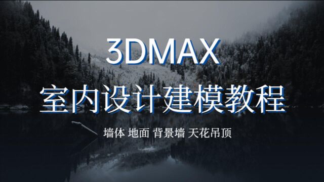 3Dmax室内建模教程10.四边形原则与约束原则