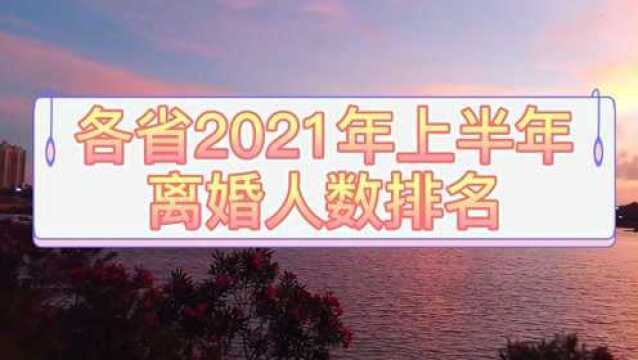 各省离婚人数排名,河南为什么比广东山东还要多?云南广西也不少