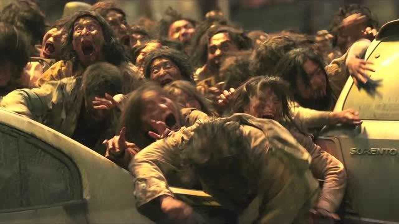 釜山行小姐姐丧尸堆疯狂漂移解围