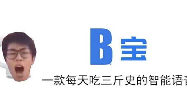 【B宝】国内首个内置牛逼语音包的人工智能