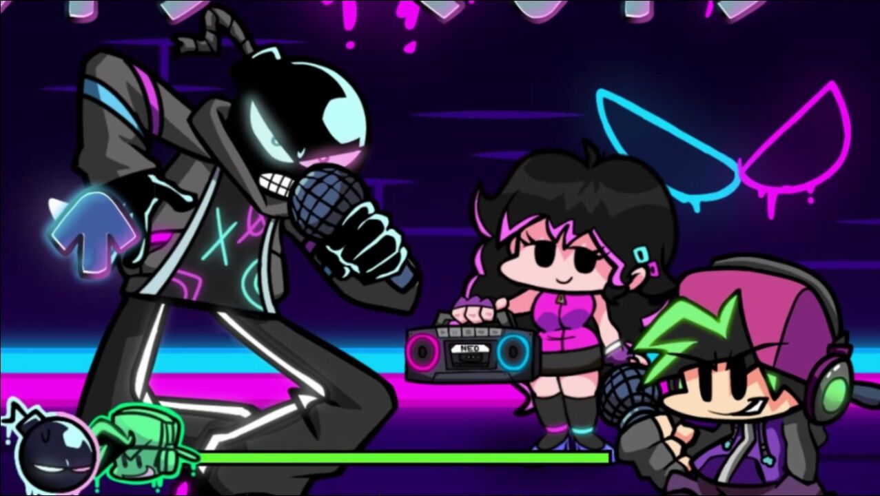 周五晚说唱224期:小红挑战neo版炸弹人 fnf模组周五夜放克