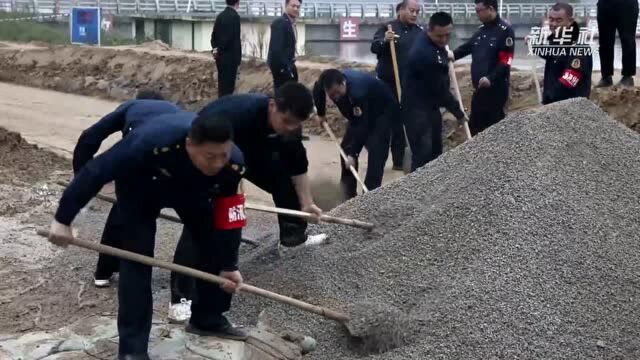 汾河山西河津段迎来57年来最大洪水 当地决定启用黄河滩地蓄滞洪水