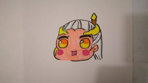 教你们简简单单的画个后羿头像