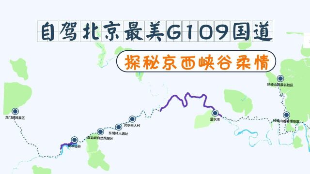 G109国道之旅,途经著名京西十八潭直抵避暑胜地龙门涧大峡谷