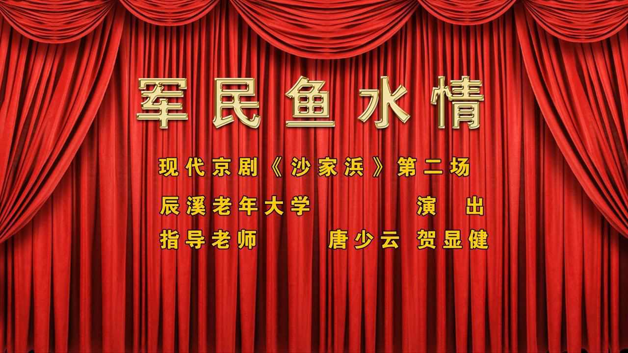 现代京剧《沙家浜》第二场《军民鱼水情》
