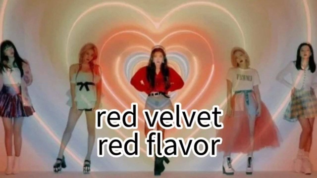 red velvetred flavor