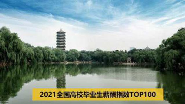 2021全国高校毕业生薪酬指数TOP100