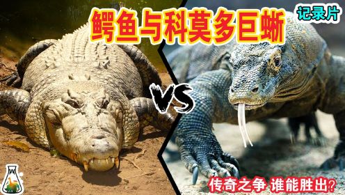 纪录片：鳄鱼与科莫多巨蜥，两大传奇之争，谁能获得胜利？