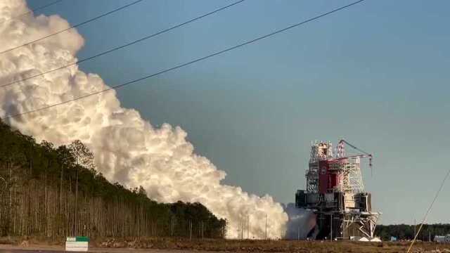 赞!NASA太空发射系统火箭以绿色运行热火进行