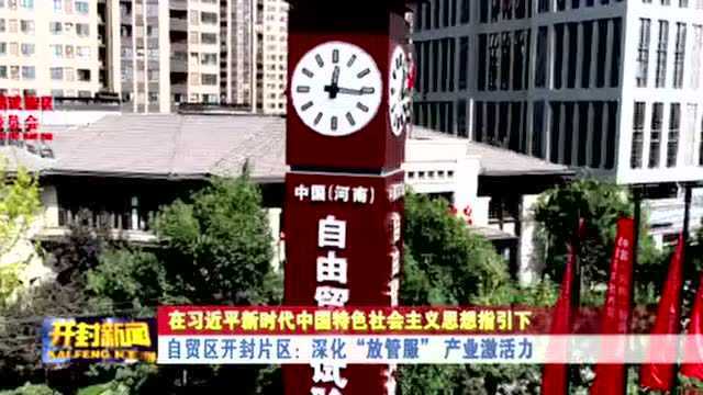 自贸区开封片区:深化“放管服” 产业激活力