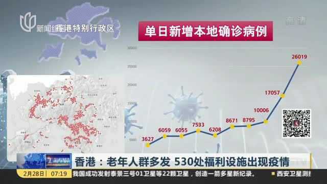 香港:26日新增26019例本土确诊 新增83例死亡病例