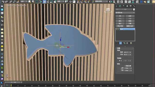 3DMAX异形背景墙建模思路教程3