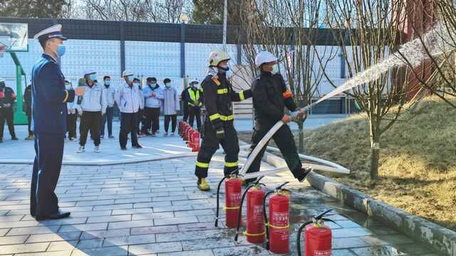 朝阳区左家庄特勤消防站工体工程培训演练消防安全