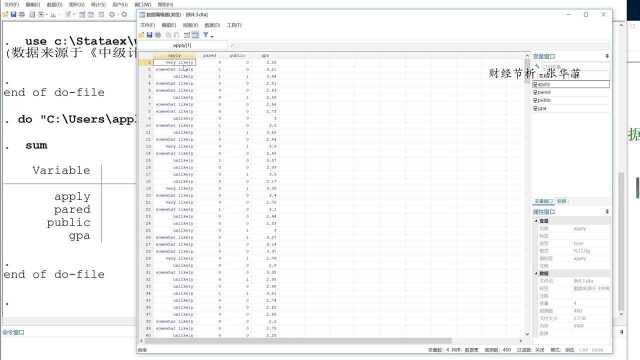 例4.3 有序Probit模型Ch4 离散选择模型Stata操作演示《中级计量经济学——方法与应用》张华节财经节析