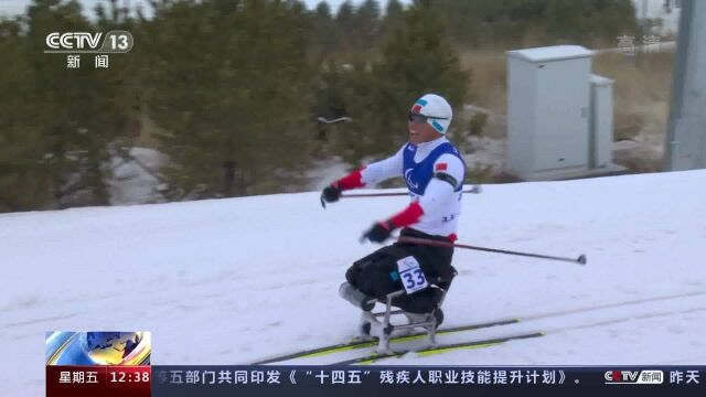 冬残奥会中国选手刘梦涛强势夺冠