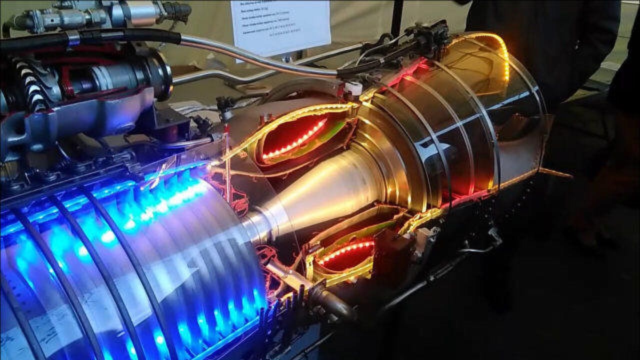 航空喷气发动机的内部构造,长见识了