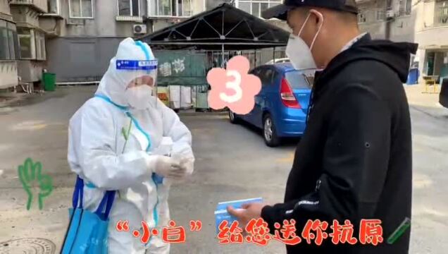 抓拍!丹东各个社区里的“大白卫士”!