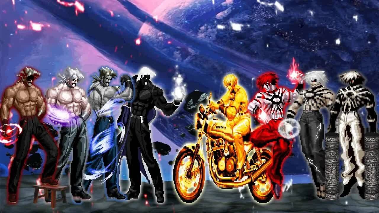 拳皇mugen 社长卢卡尔vs克隆蛇蛟队