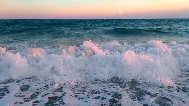 澎湃海浪大海高清实拍