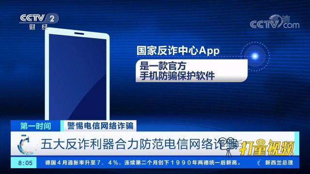 “五大反诈利器”合力防范电信网络诈骗,你都了解吗?