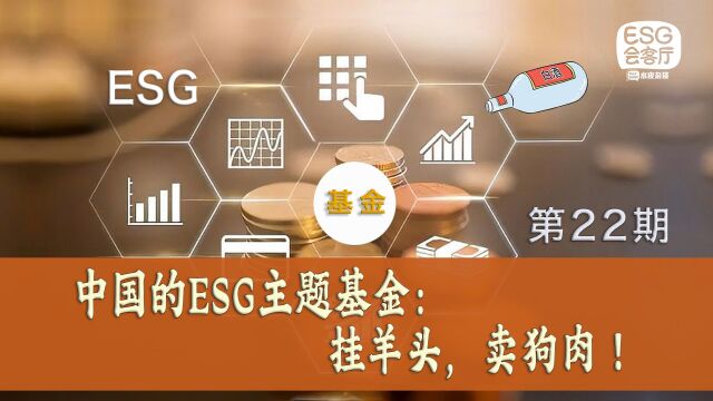 中国的ESG主题基金:挂羊头,卖狗肉! 