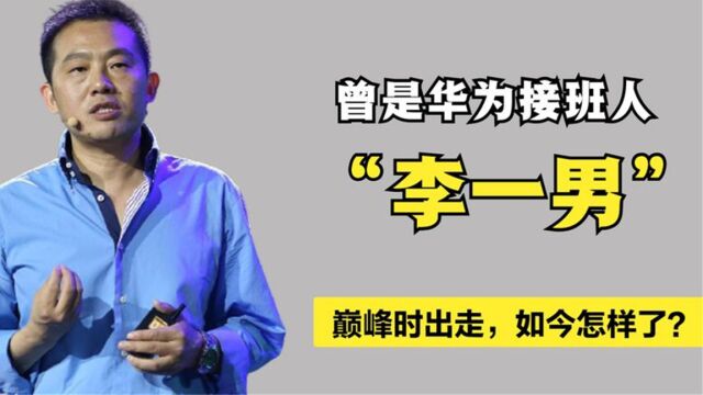 却被任正非花4亿打压,李一男:曾是华为接班人,如今他怎样了?