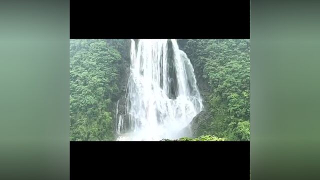 壮观! 藏在大山里的风景——滴水滩瀑布