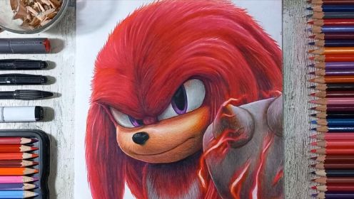 Drawing Knuckles Sonic the Hedgehog 2