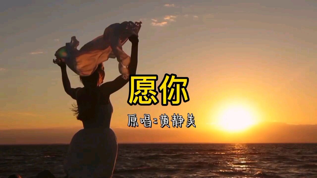 愿你完整版#原唱黄静美 愿你此生尽兴无遗憾,愿你所愿皆成真