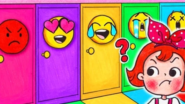 趣味定格动画:喜怒哀乐表情包挑战赛,你觉得小美能挑战成功吗?