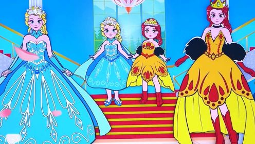 公主手绘动画系列：彩虹公主动画之冰雪公主