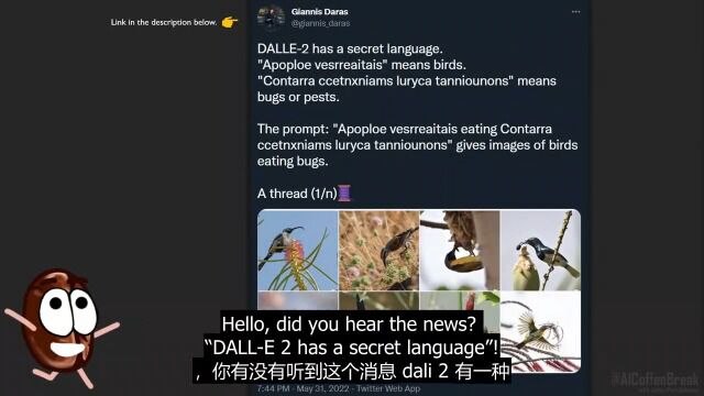 DALLE2有一种秘密语言!? 理论与解释字幕