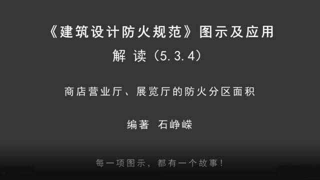 解读5.3.4:商店营业厅、展览厅的防火分区面积!《建筑设计防火规范图示及应用》