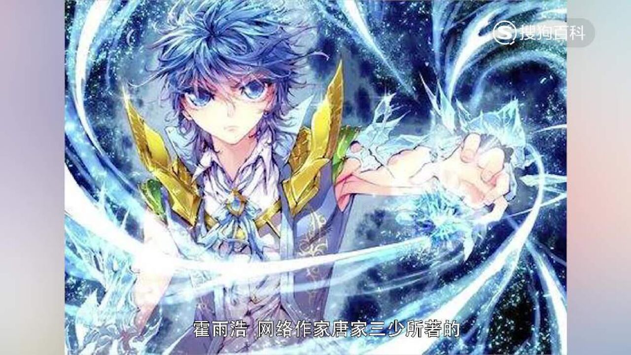 霍雨浩(玄幻小说《斗罗大陆II绝世唐门》中的男主角)_搜狗百科