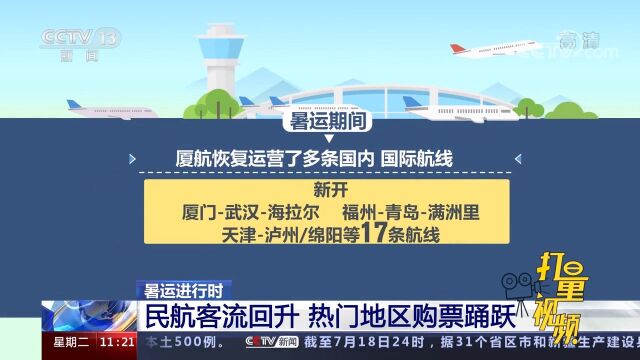 民航客流回升,热门地区购票踊跃,航空公司积极做好服务保障