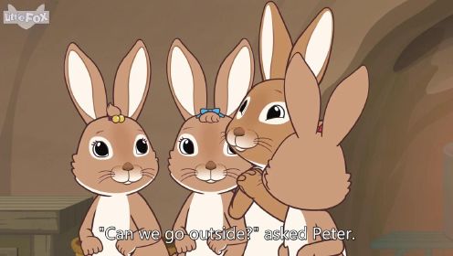 彼得兔Peter Rabbit《01 Mrs. Rabbit Goes into Town 兔妈妈进城》英文动态字幕版