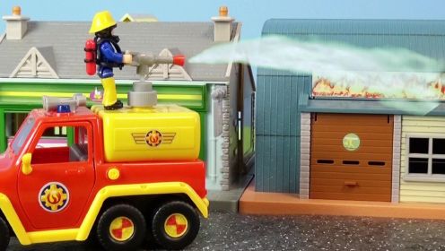 消防员山姆消防车玩具