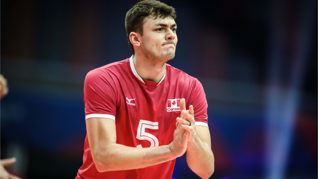 98年197的加拿大新秀eric loeppky!2022世界男排联赛风采录!