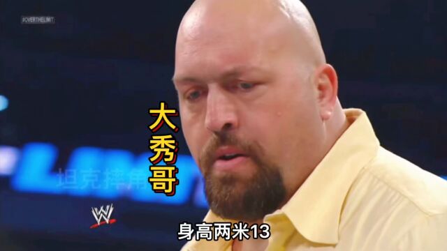 wwe十大力王排名,第六名,大秀哥,世界上体型最大的运动员之一