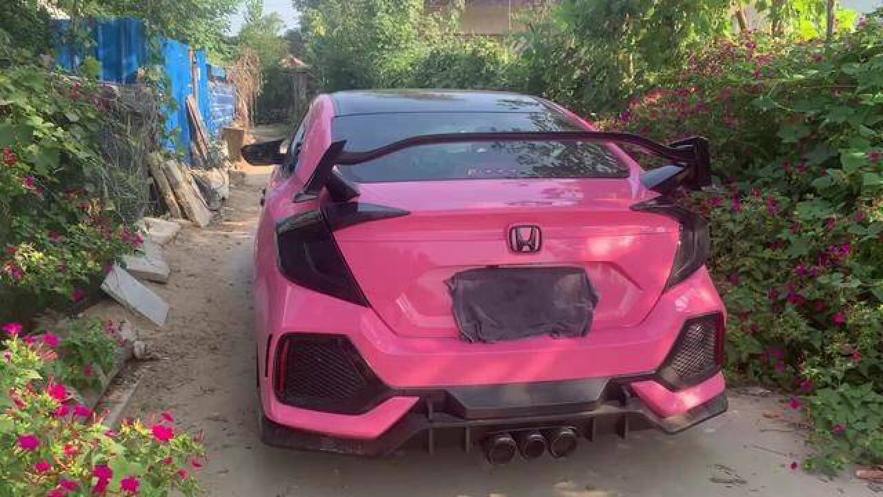 改装车爱好者 #热爱改装分享 #十代思域改装记 #粉色控 #豫域社 大