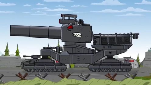 坦克大冒险动画系列：装甲战士坦克VS机械战士坦克