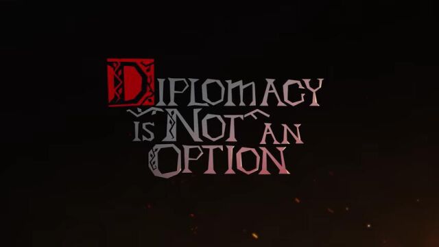 DIPLOMACY IS NOT AN OPTION