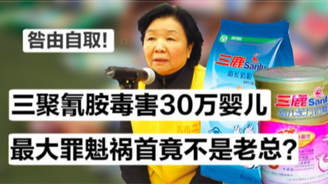 2008年三鹿奶粉震惊全国!最大罪魁祸首竟不是老总?幕后商家浮出水面