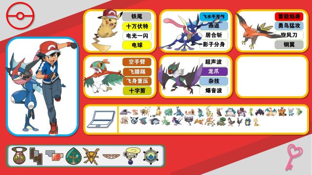 一口气看完神奇宝贝XY&Z篇密阿雷大会 小智宝可梦及配招变化 【新月】