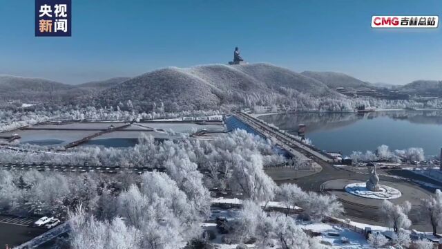 如入仙境!央视聚焦吉林敦化六鼎山雾凇美景