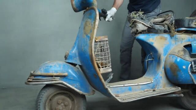 1962年Vespa滑板车修复最终部分 3