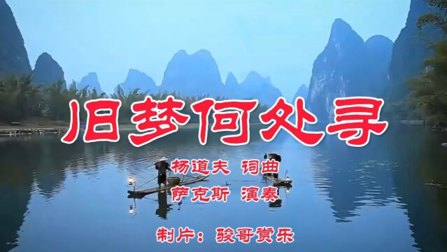 萨克斯演奏的经典歌曲:《旧梦何处寻》,别笑我痴情