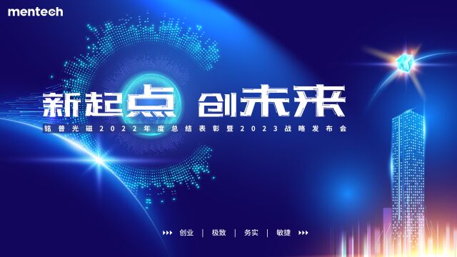 新起点,创未来——铭普光磁2022年度总结表彰暨2023战略发布会