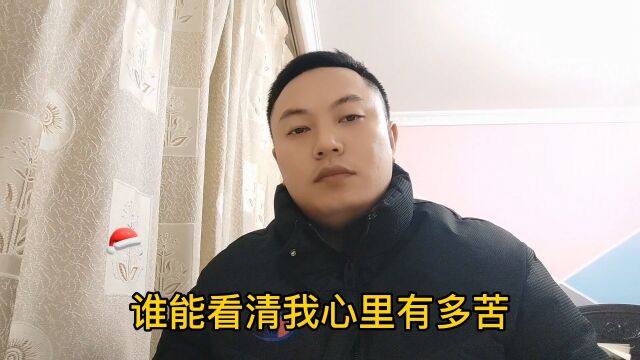 谁能看清我心里的苦